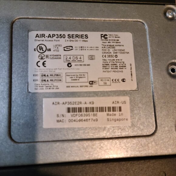 BUNDLE: Cisco 3560 POE Switch, UBR900, Aironet 350 AP w/ POE adapter - Picture 8 of 15